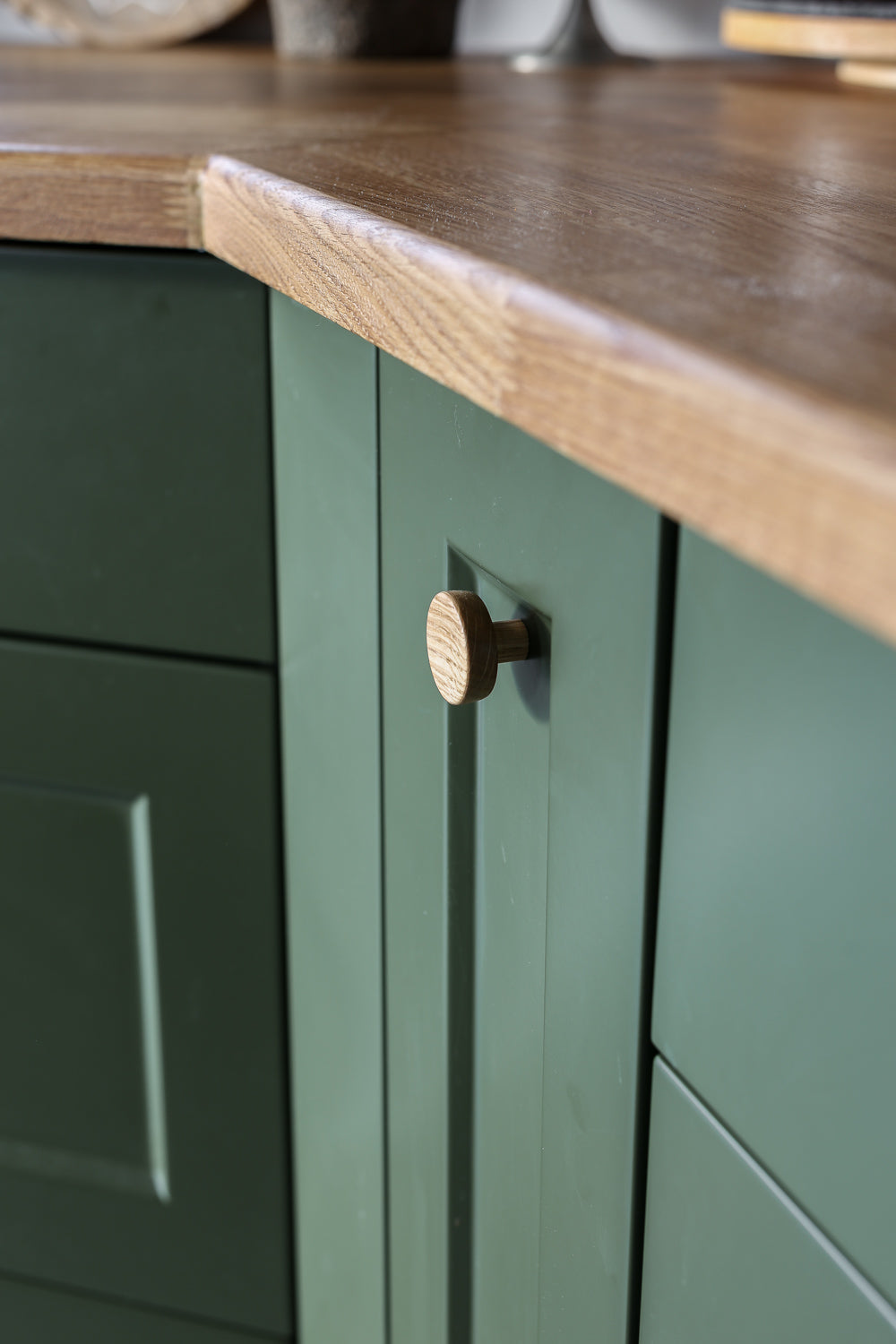 Bouton chêne massif pour cuisine - design rustique ou scandinave élégant