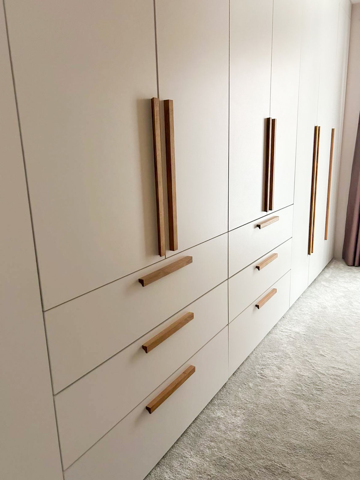 Poignée meuble Alcôve A chêne massif - vue détaillée style élégant