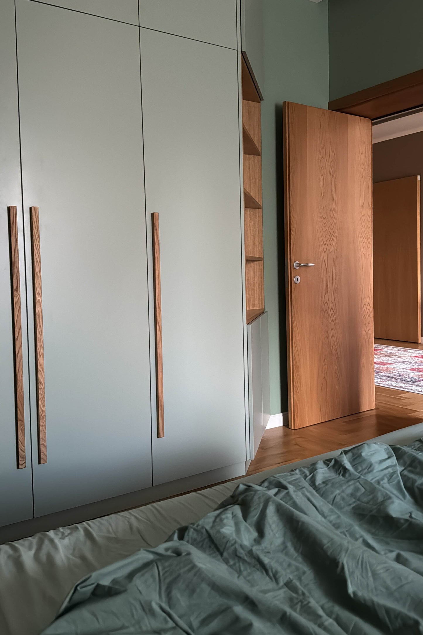 Poignée Alcôve A chêne massif - finition lisse pour décoration intemporelle