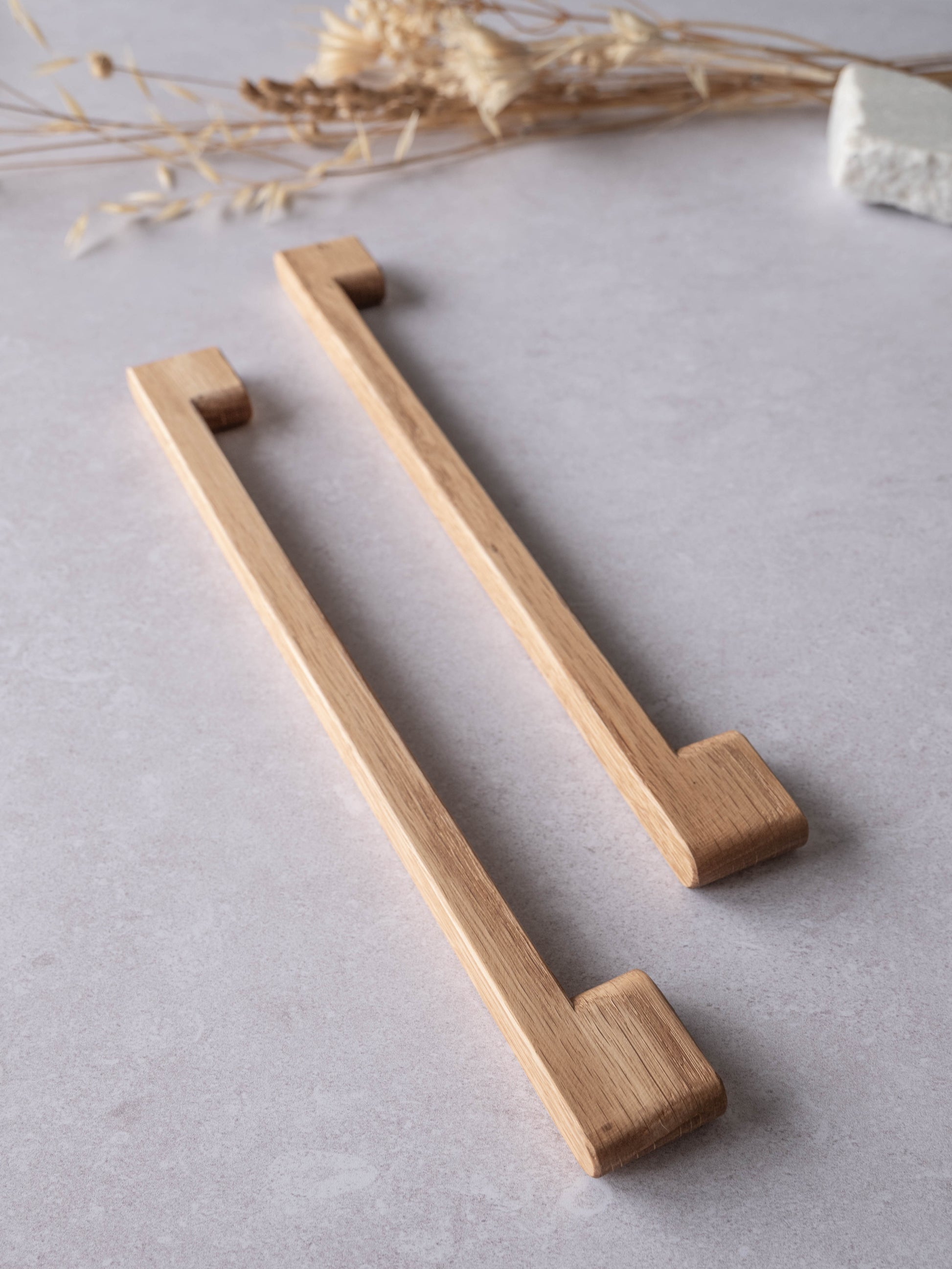  Poignée cuisine Rustique chêne massif - touche chaleureuse organique artisanale